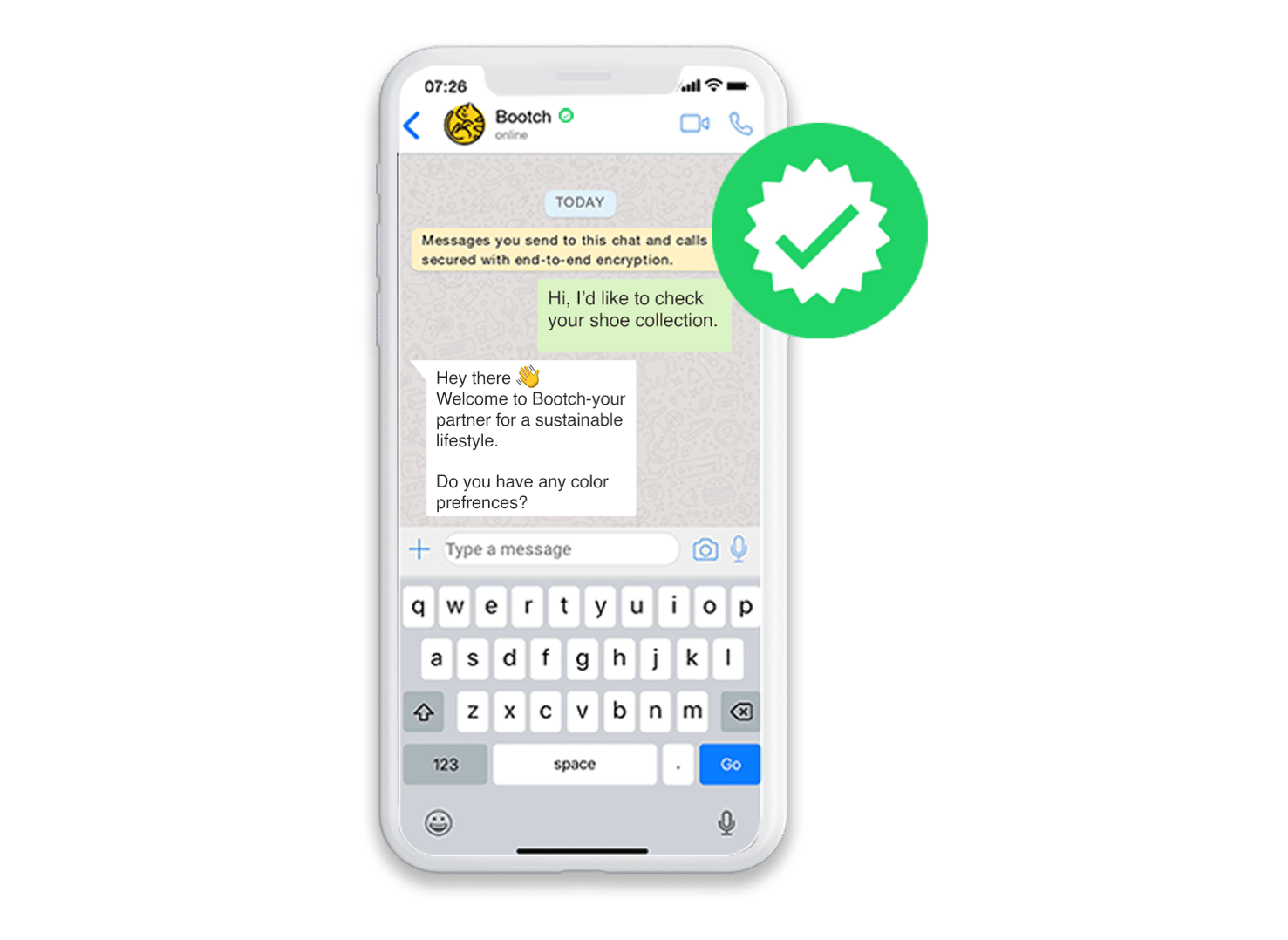 Verified WhatsApp Business Profile