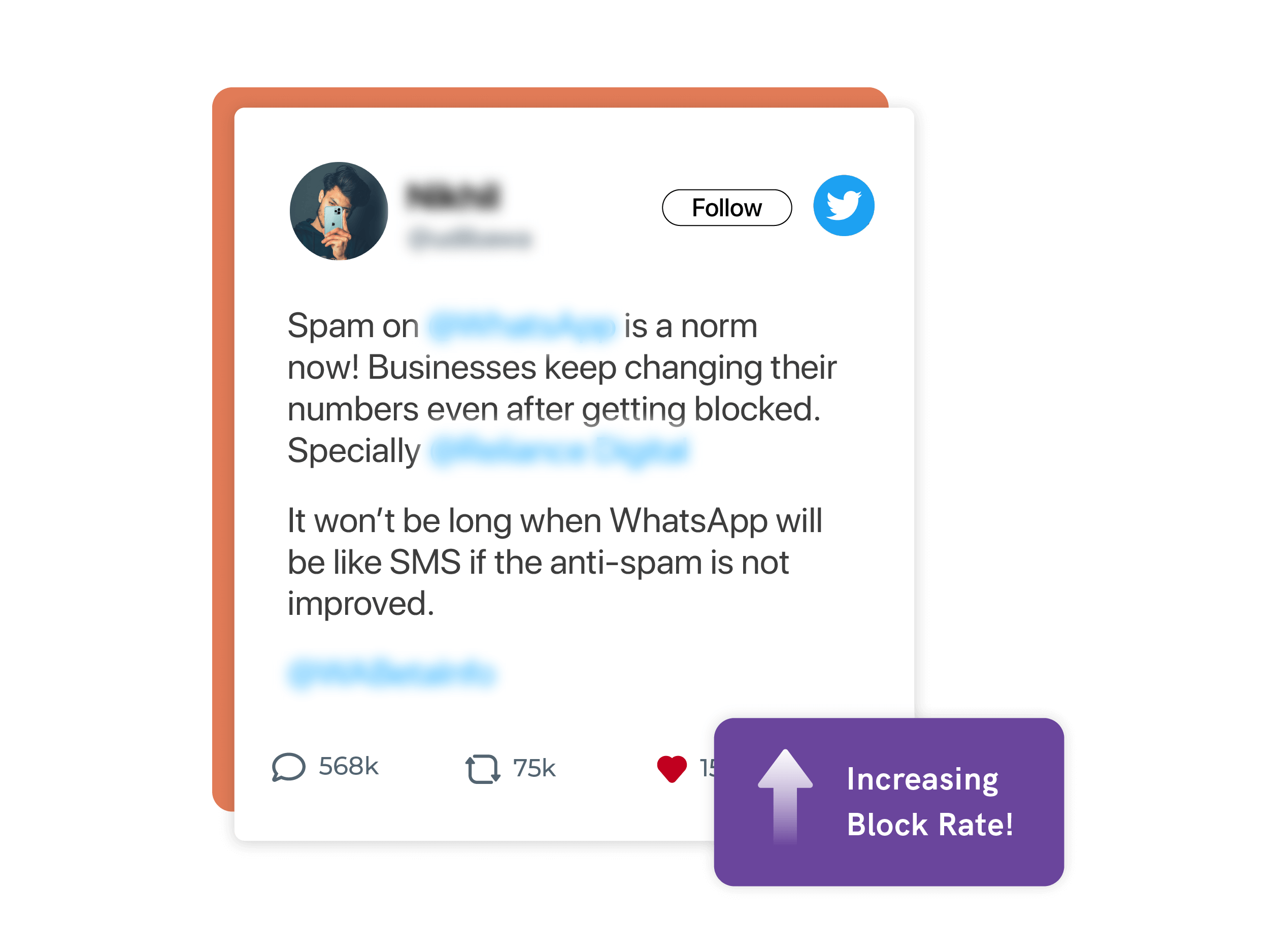 Reduce WhatsApp spam